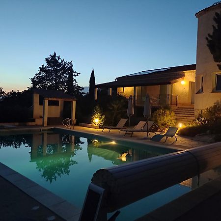 Lorgues, La Tourelle, Immense Piscine, Plongeoir, Vue, Au Grand Calme 빌라 외부 사진