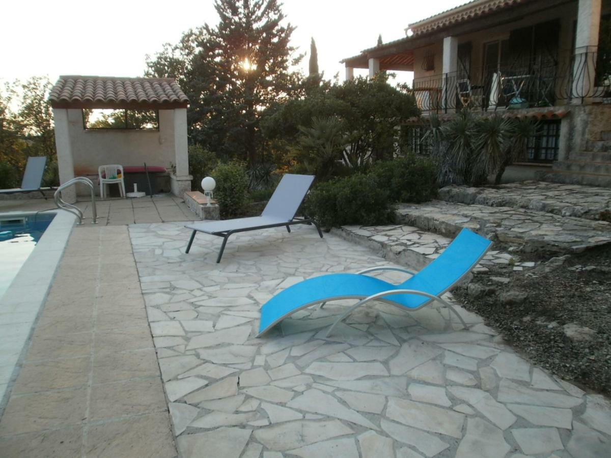 Lorgues, La Tourelle, Immense Piscine, Plongeoir, Vue, Au Grand Calme 빌라 외부 사진