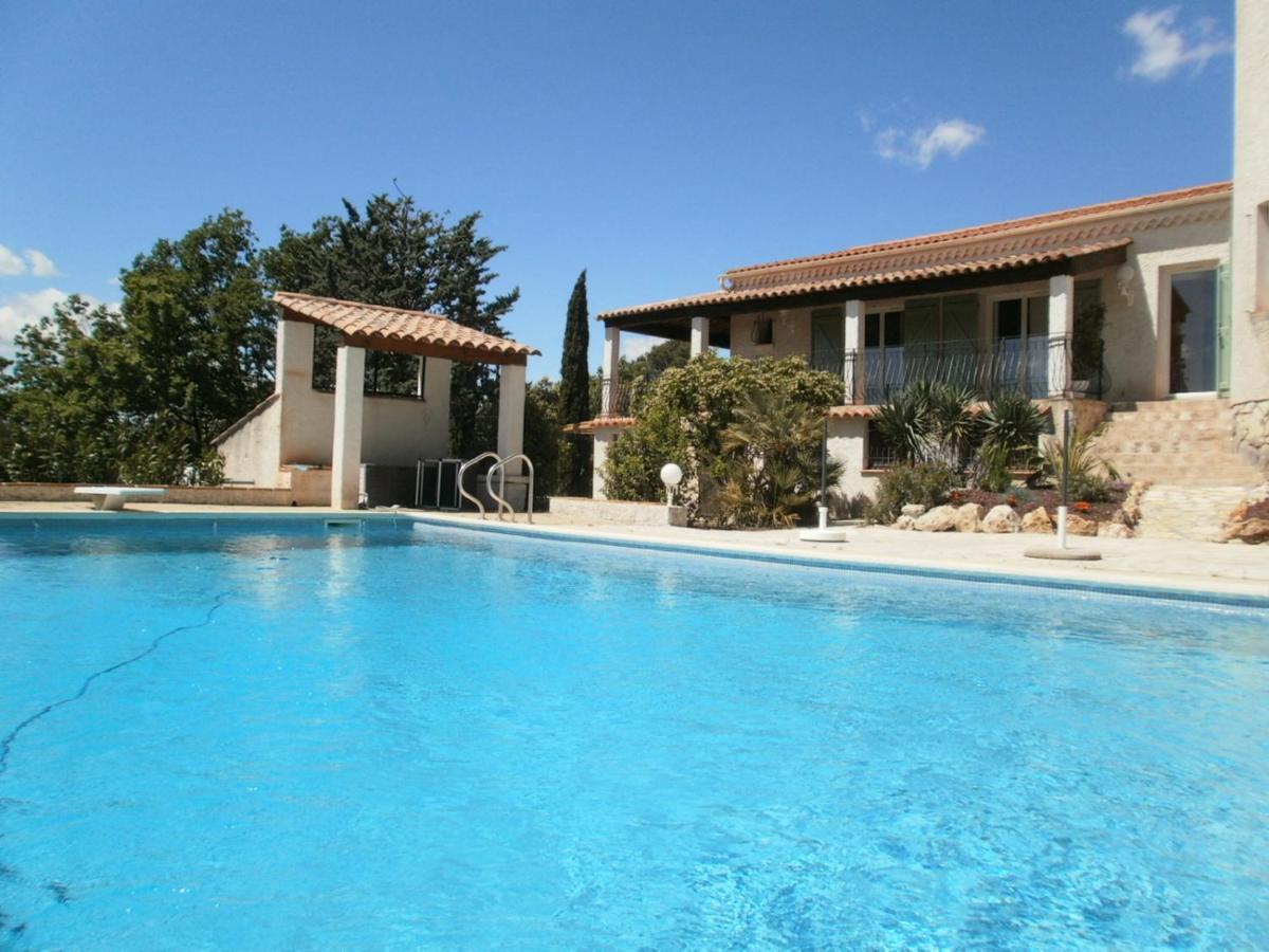 Lorgues, La Tourelle, Immense Piscine, Plongeoir, Vue, Au Grand Calme 빌라 외부 사진